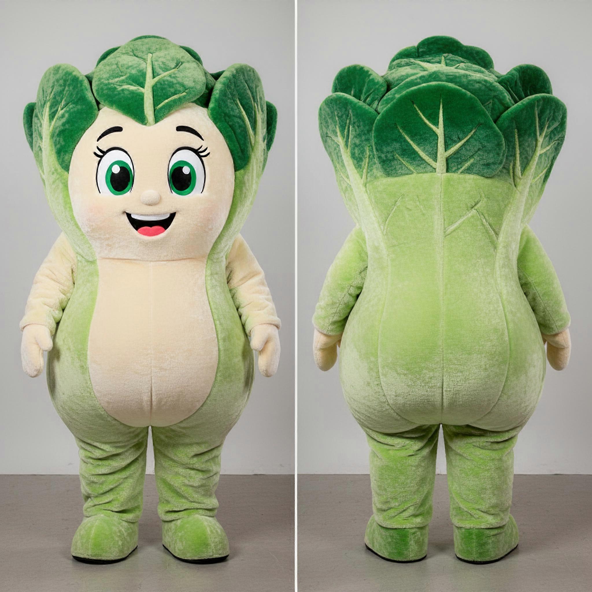 MASTICOT Creamy Green Rounded Cabbage Mascot