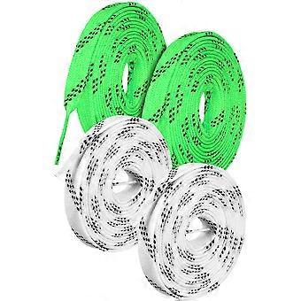 Hockey Skate Laces Wear-Resistant Shoelaces for 2Pairs with Elasticity