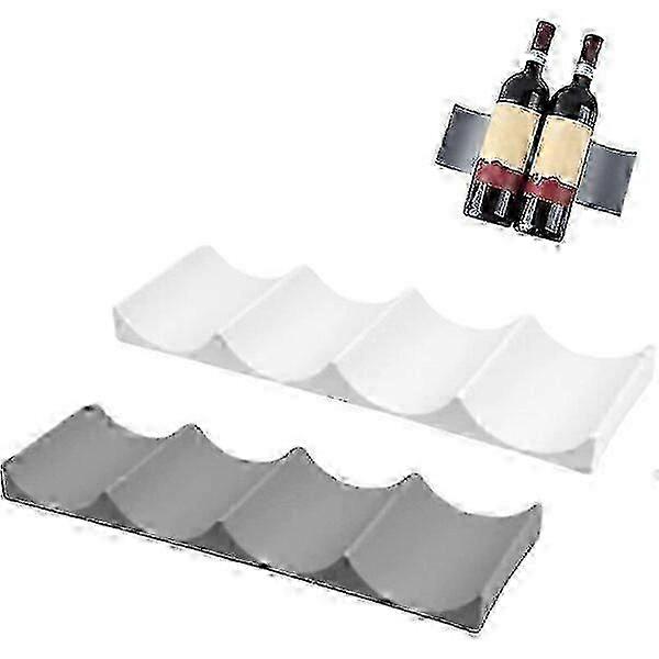 Practical Wine Reliable Bottle Holders, 2-piece Kit Suitable Compatible with Multiple Locations, Stackable & Easy to Clean