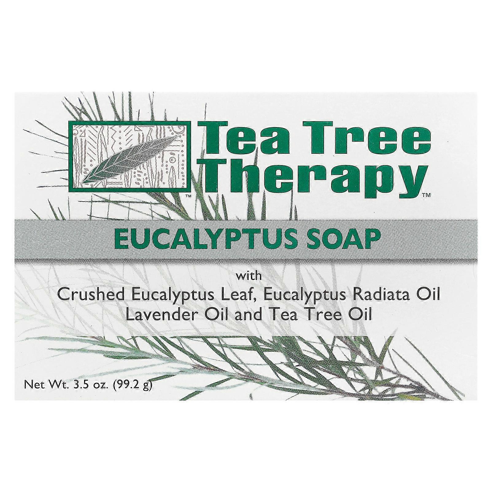 3 x Tea Tree Therapy, Eucalyptus Bar Soap, 3.5 oz (99.2 g)