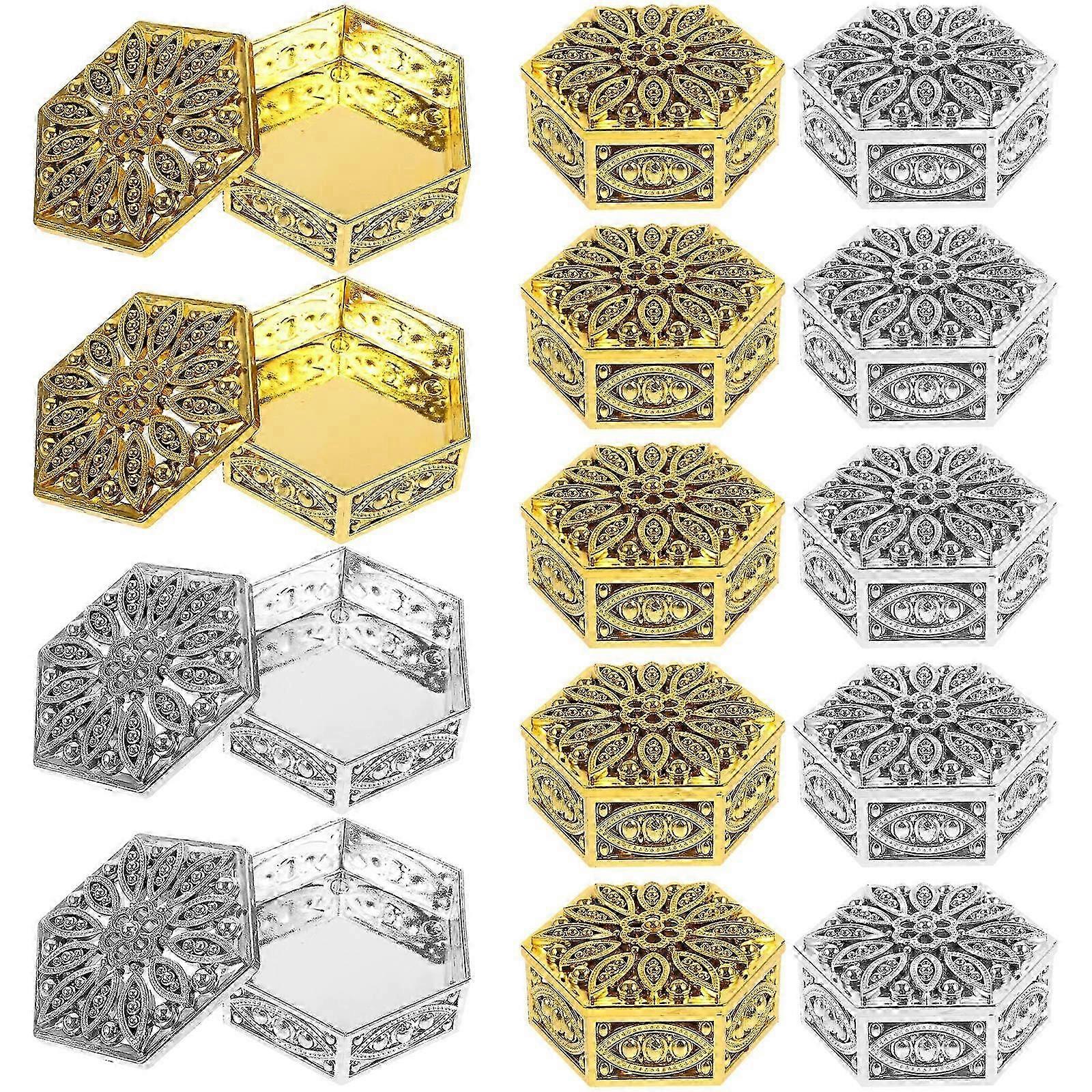 24Pcs Party Gift Candy Boxes Plastic Wedding Packaging Holders