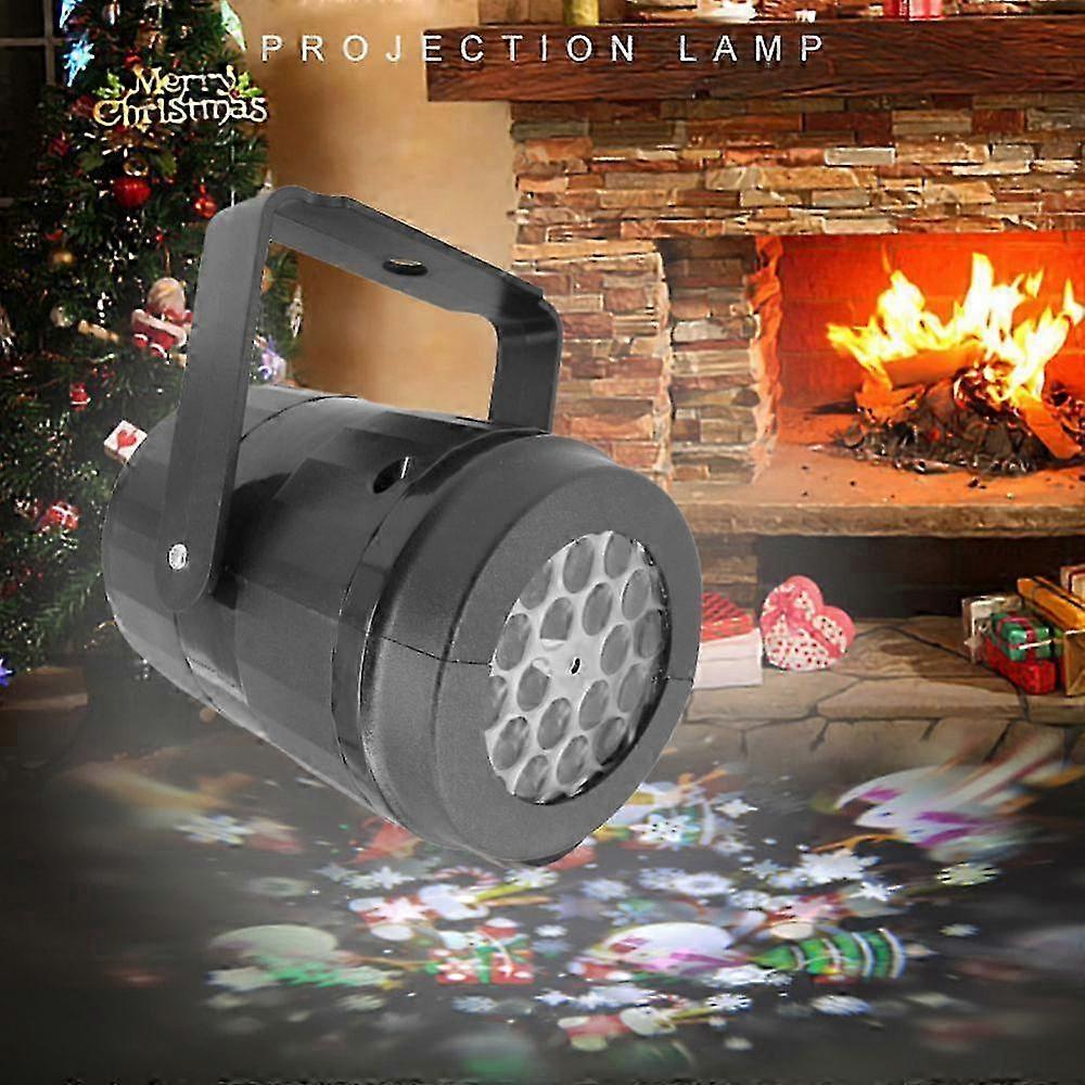 16-Pattern Rotating Christmas Projector