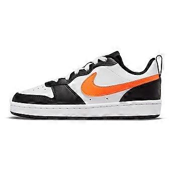 Nike Court Borough 2 Low Bianco Nero Arancione GS BQ5448-115