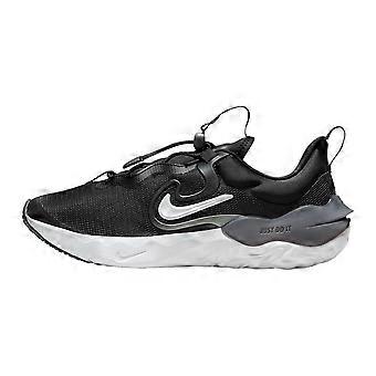 Zapatillas de running Nike Run Flow de caña baja resistentes a la abrasión, color negro y blanco, unisex, DR0472-001