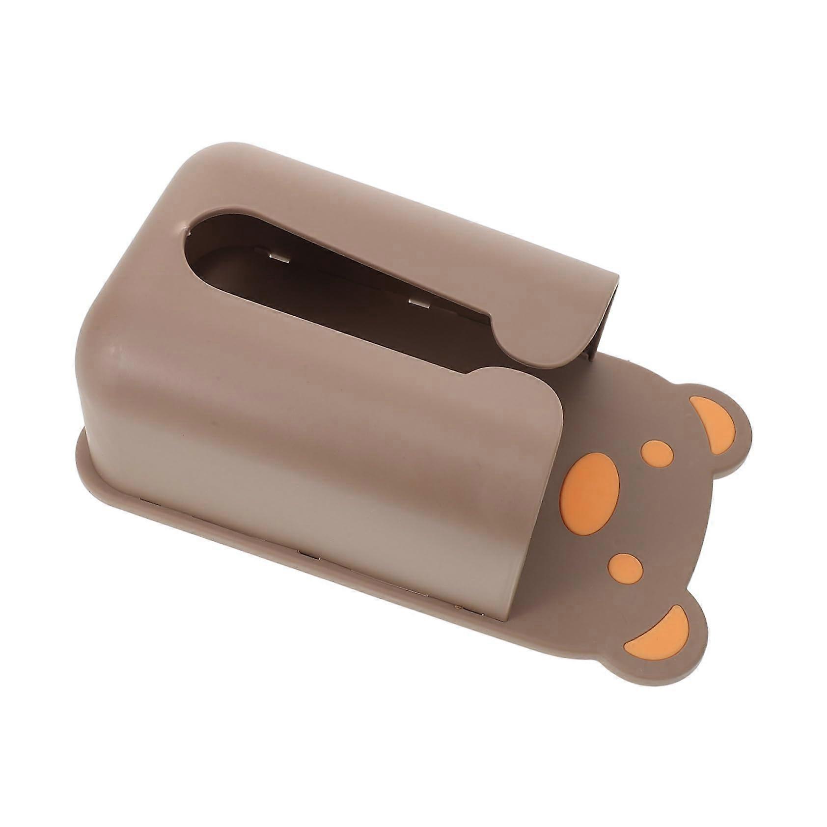 Wall Mounted Tissue Box Dispenser for Bathroom and Kitchen, Compact SpaceSaving Design