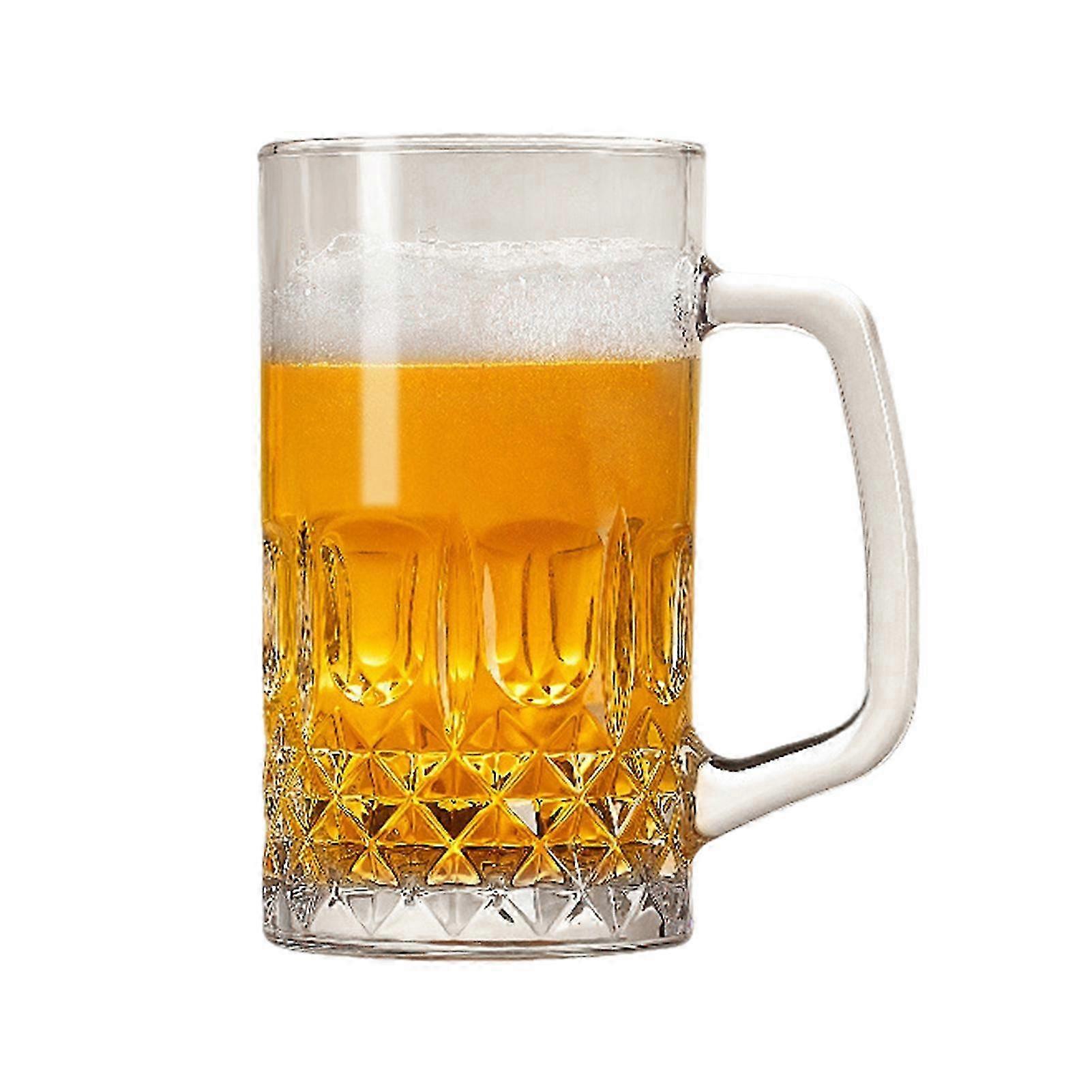 500ml Thick-Wall Clear Beer Mug