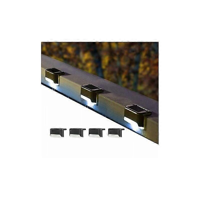 Solar-Powered Garden Deck Lights, Automatic, Weather-Resistant, Easy-Install