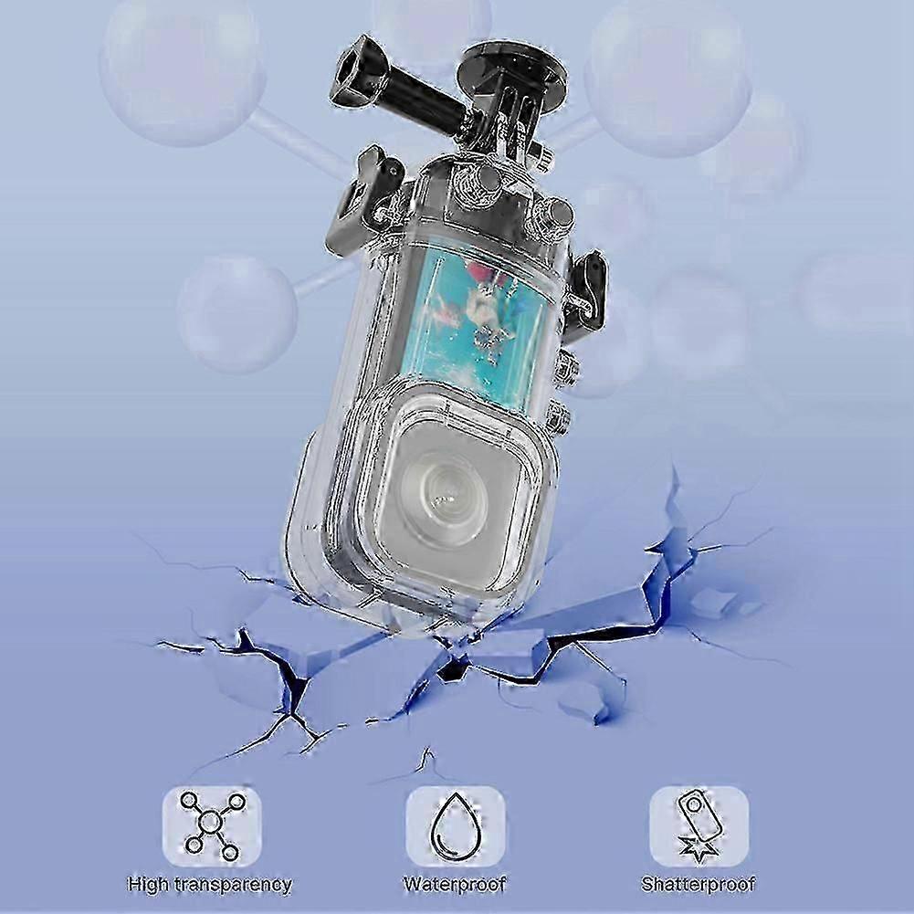 compatible with Insta 360 X3 Waterproof Case Action Camera Accessories Diving Case 50 Meter Panoramic Camera Protective Case simple