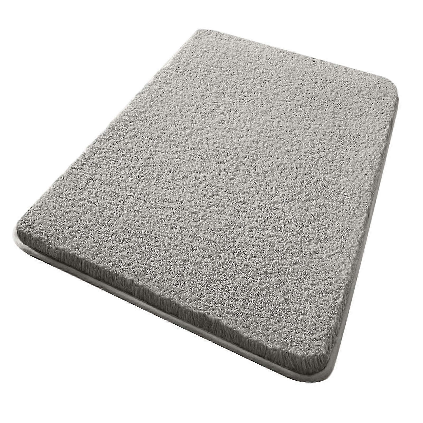 Machine Washable Plush Bathroom Mat