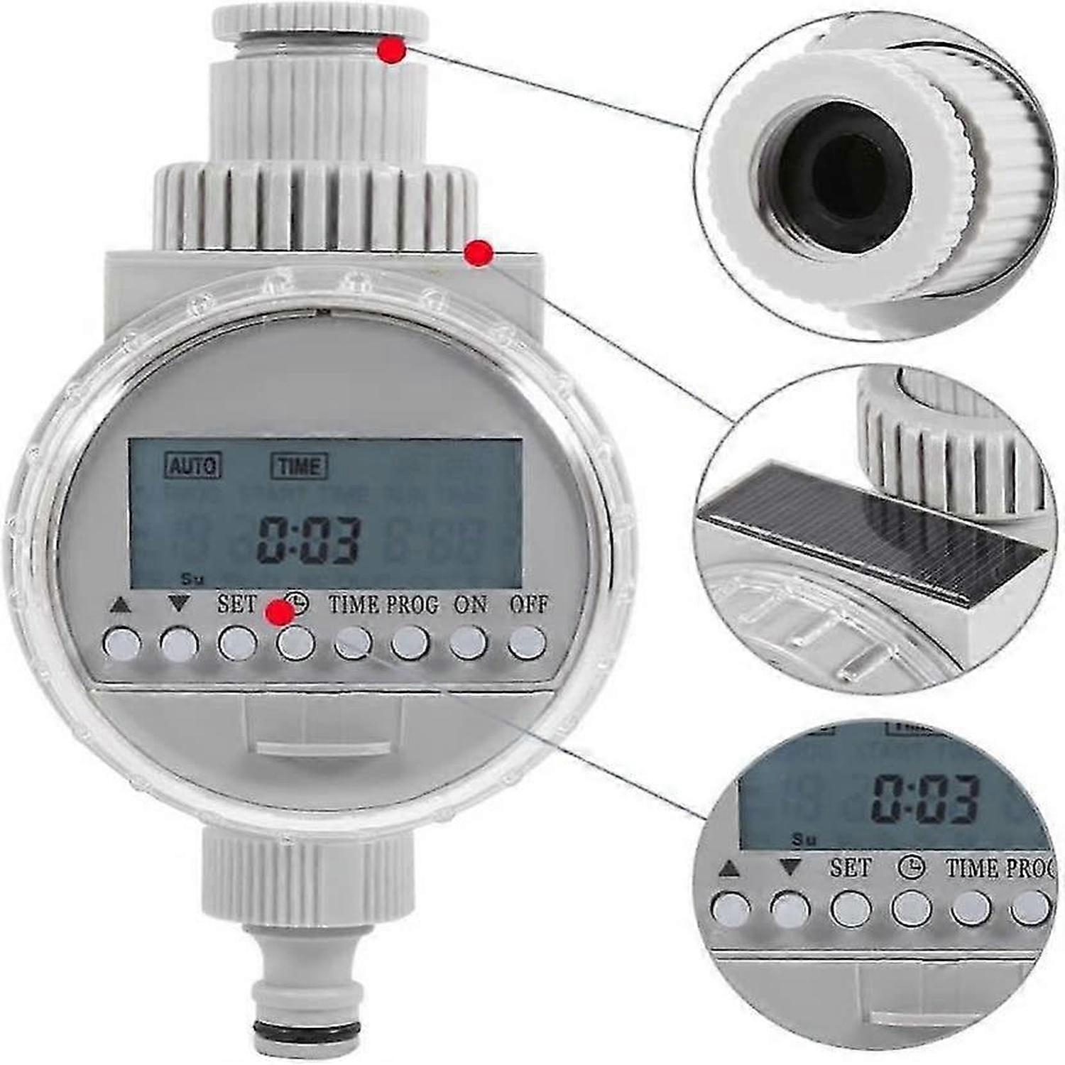 Smart Watering Controller, Solar Powered with Digital Display Digital Screen