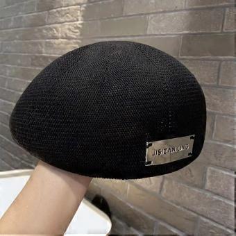 Damen-Berenet-Kollektion mit Mesh-Struktur, atmungsaktiv, mit Gesichtsform-effekt, schlichte Mütze, modisches Accessoire, vielseitiger und stilvoller Hut.
