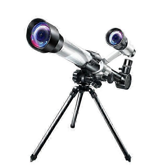 Compact Refracting Telescope With 3 Eyepieces