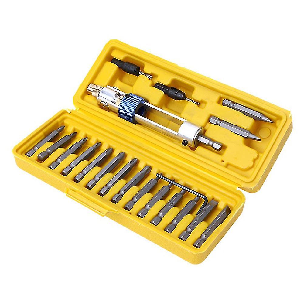 20pcs Set Half Time Drill High Speed Driver Screwdriver Head Bits Tools Durable Kit
