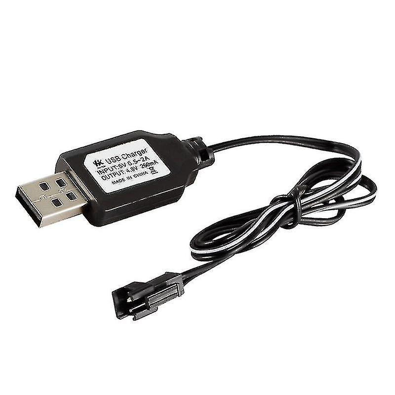 Oplaadkabel batterij usb oplader Ni-cd Ni-mh batterijen pack sm-2p plug adapter 4.8v 250ma output speelgoed auto