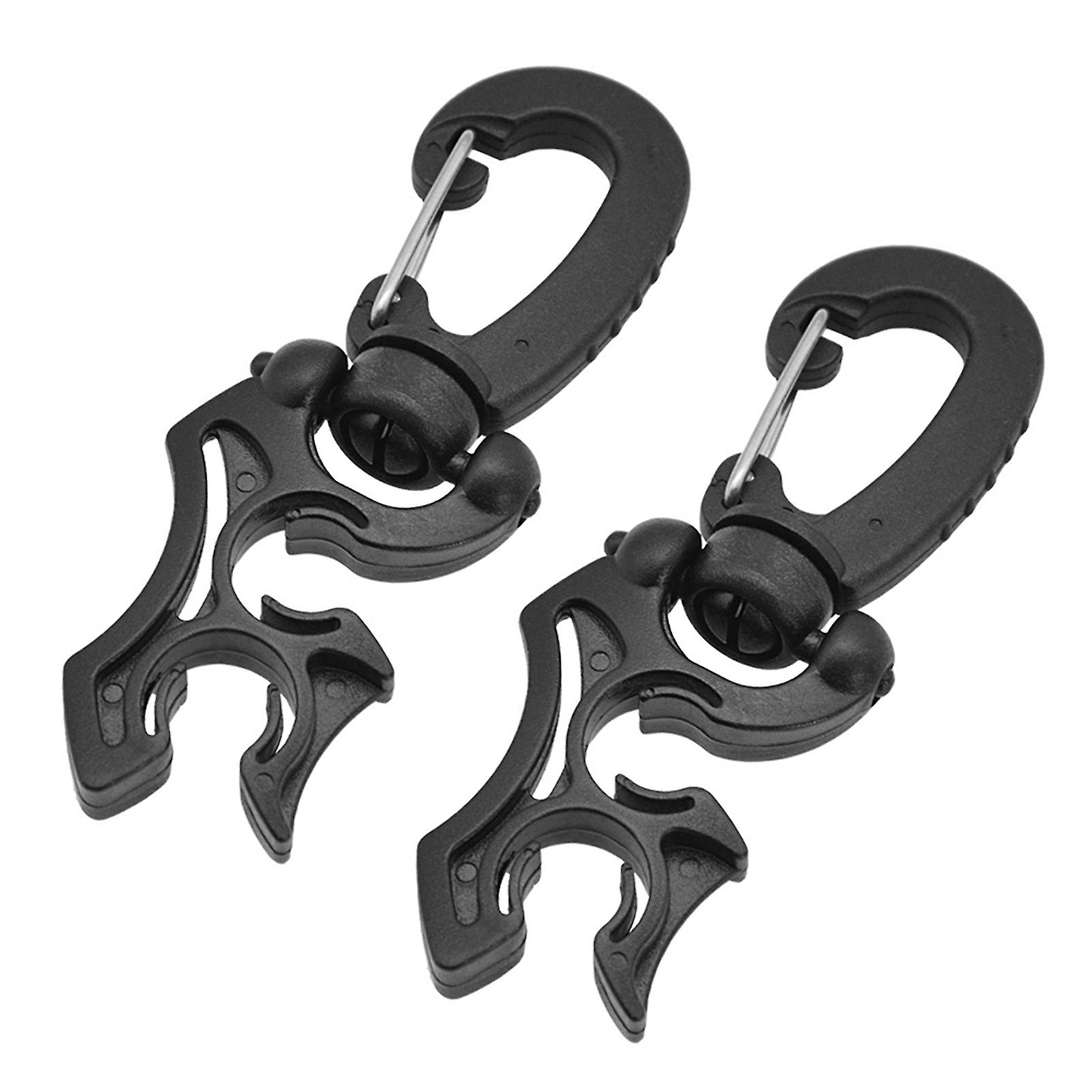 2 Packs Scuba Diving Double Regulator Hose Holder With Clip Suit