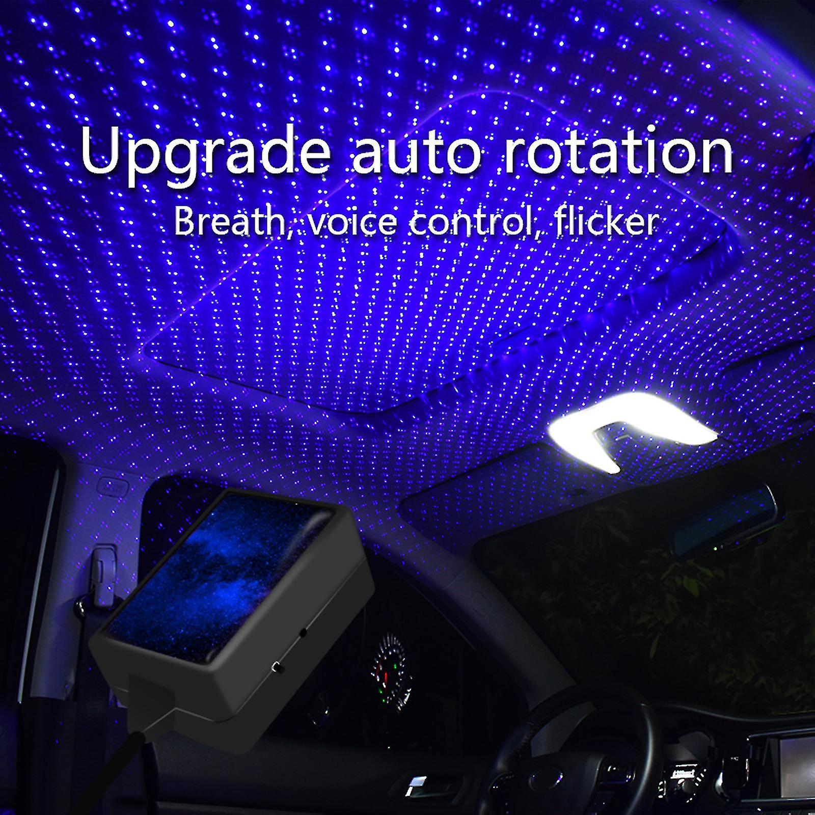 Usb Decorative Lamps Adjustable Car Interior Decor Light Mini Led Car Roof Star Night Light Projector Atmosphere Galaxy Lamp 2854178556433
