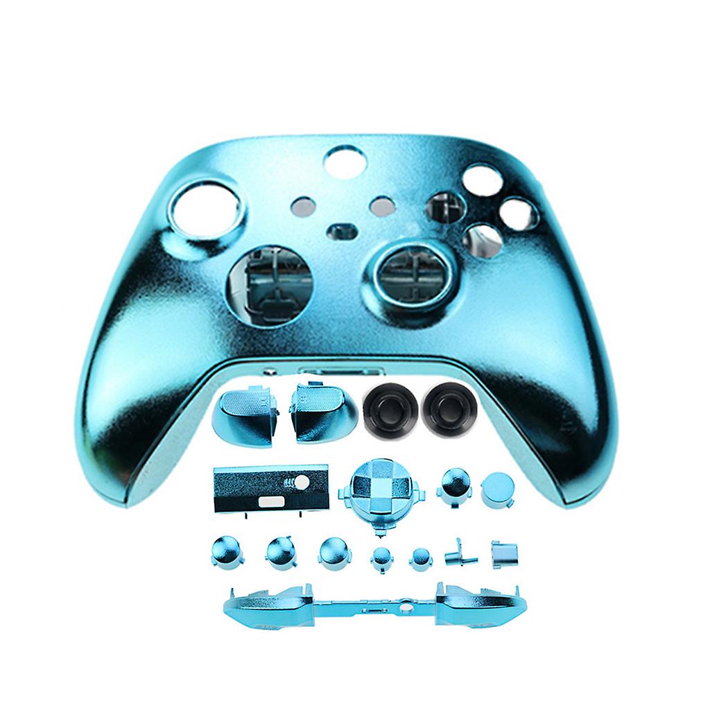 For Xbox Series X/S Controller Chrome Plating Housing Shell Case Full Set