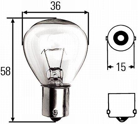 Rotating Beacon Warning Light Bulb Halogen U 12V