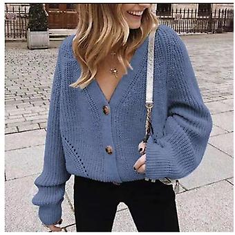 Women's Jacket 2023 Autumn/winter Solid Color Sweater Women's