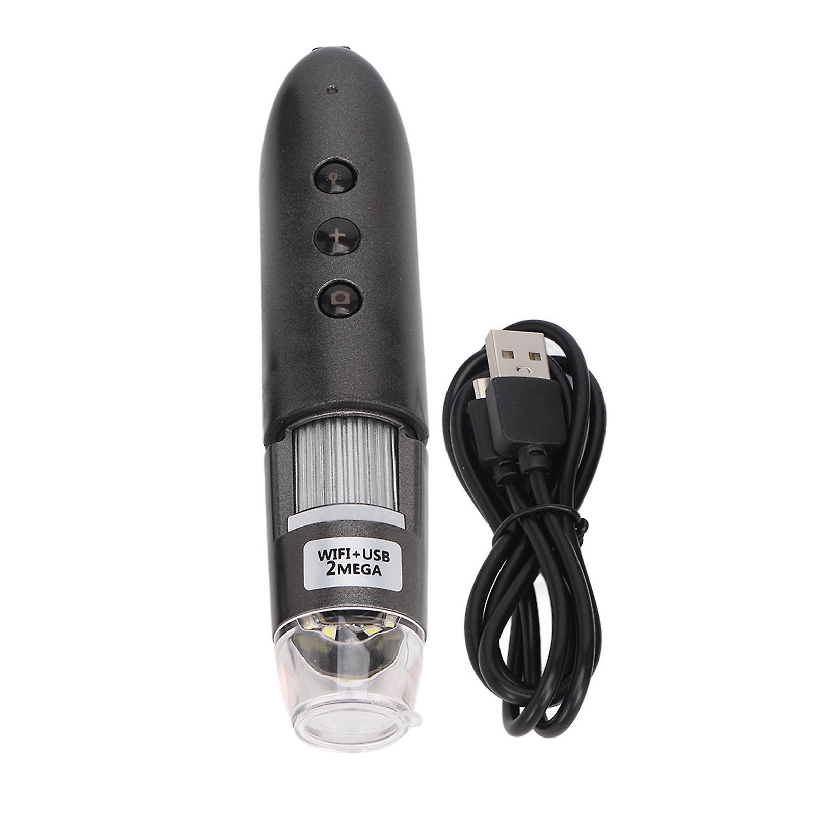 Wireless Digital Microscope 0X500X Magnification WiFi 2MP Camera USB Microscopes Camera for Tablet PC