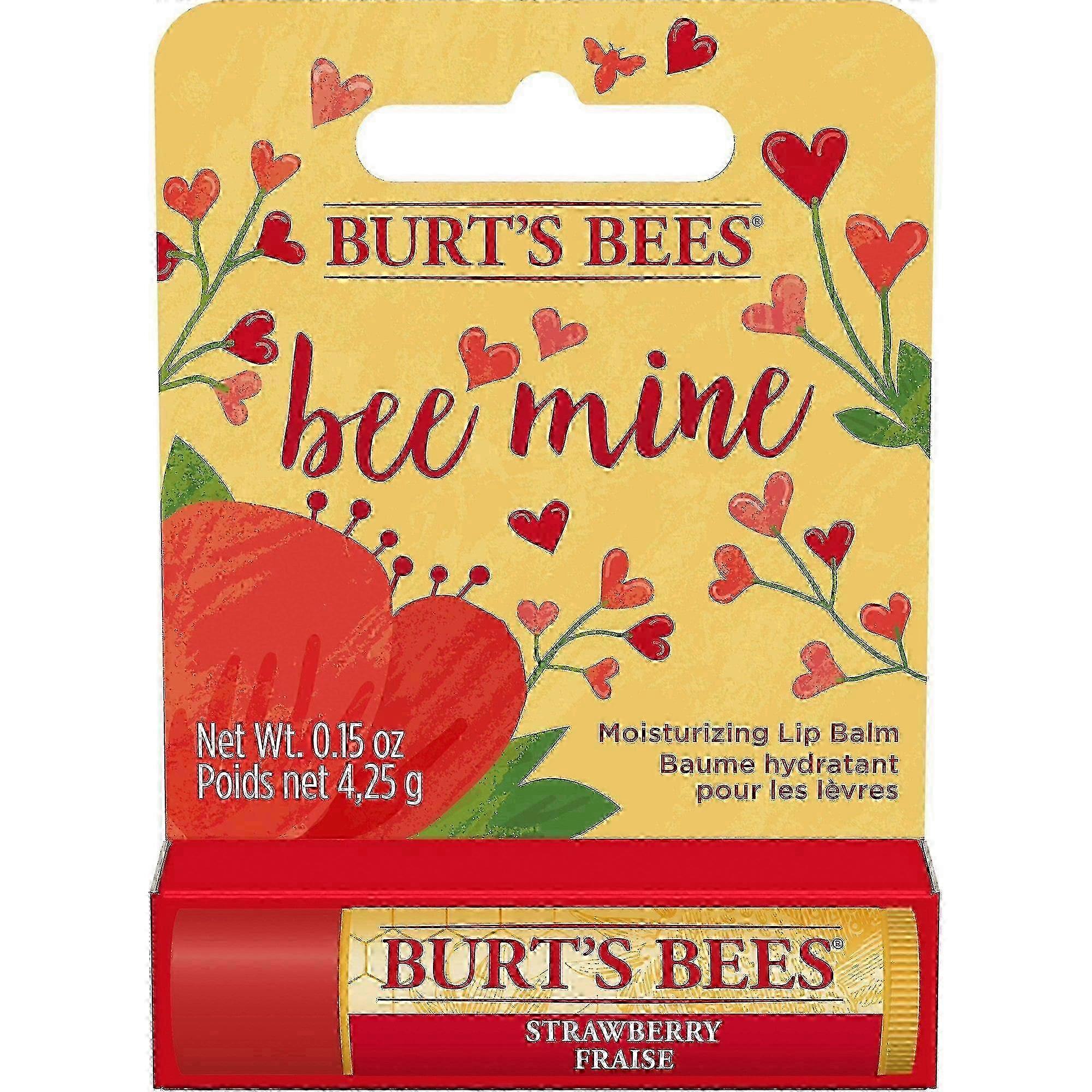 Burt's Bees Bee Mine 保湿润唇膏,草莓味,0.15 盎司