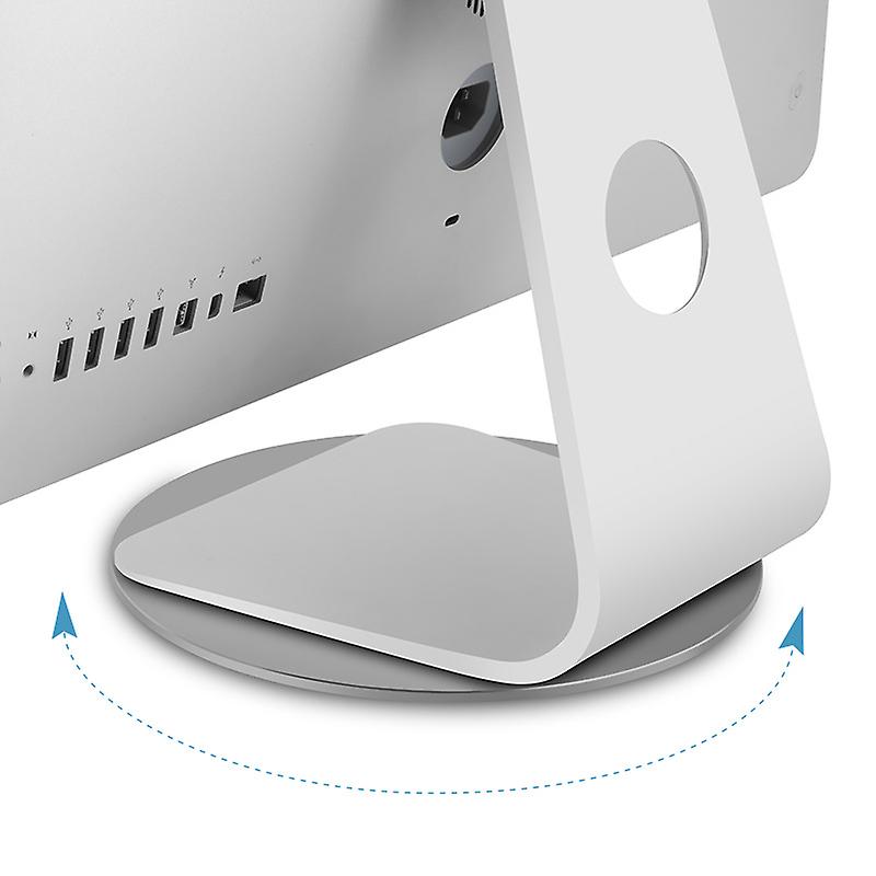 TV Turntable, Aluminum 360° Rotating Monitor Base, Turntable Swivel Base for TV, Monitors