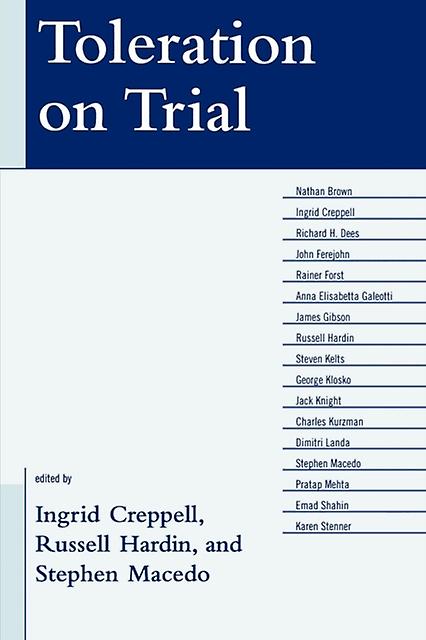 Toleration On Trial Paperback Book