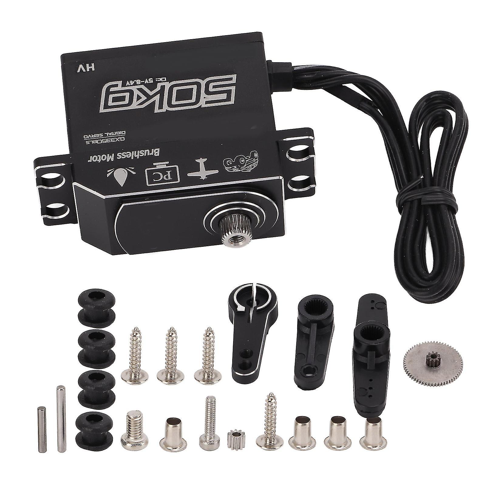 50Kg High Torque Digital Motor Servo Full Metal Gear For 1/8 1/10 Remote Control Cars