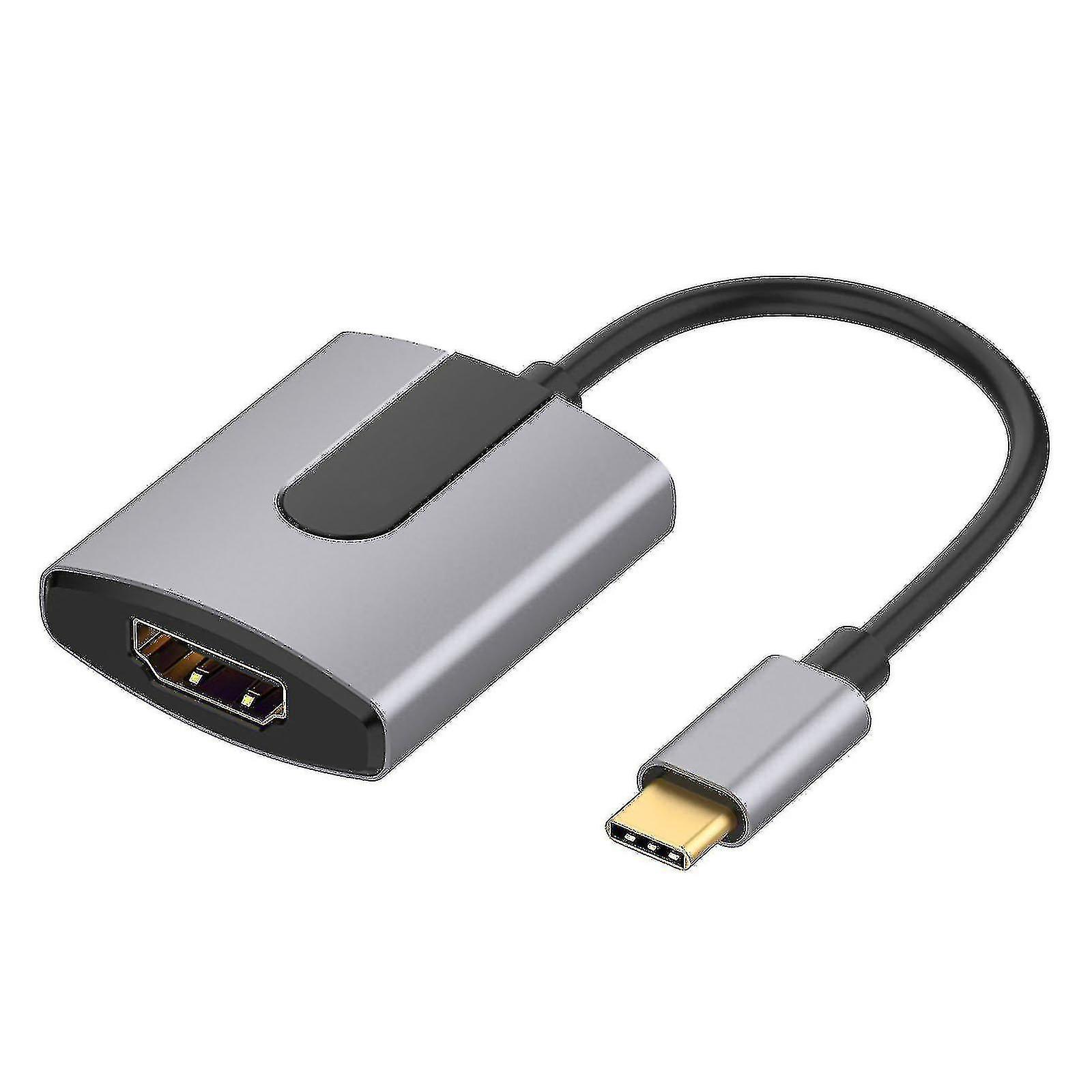 Typec To Hdmi-compatible Converter Usb-c To Hd 4k 30hz Adapter Compatible With Mobile Phone Smart Tv Laptop Projector Projection Accessories