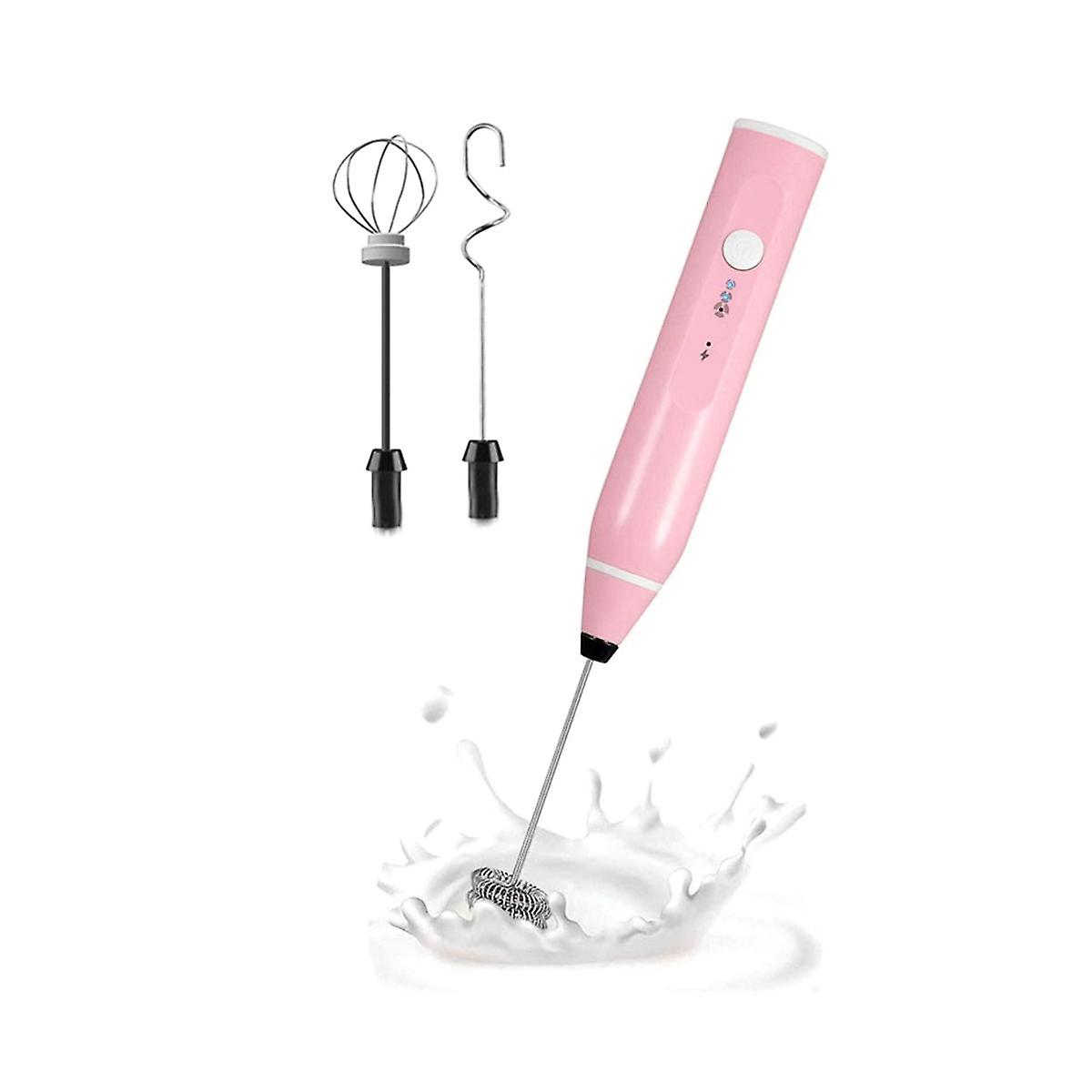 Mini Electric Handheld Electric Blender with USB Electrical Maker Whisk Mixer for Cappuccino,B
