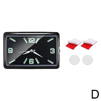 Car Clock Automobile Internal Stick-on Mini Digital Fashion Watch Quartz Clock Watch Car Ornaments Accessories