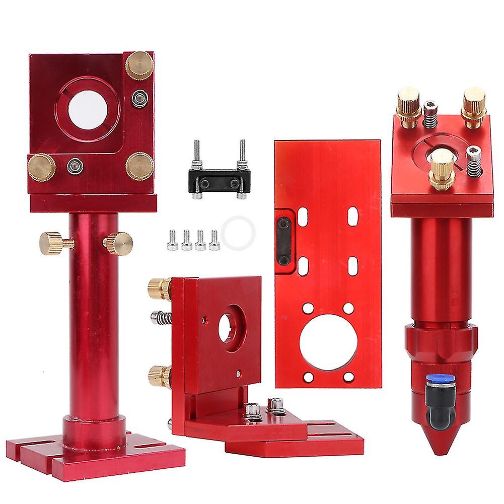 סט מסגרת מראה ראש לייזר אלומיניום סרט תחמוצת אדום למכונת חריטה בלייזר (50.8/101.6 מ"מ)