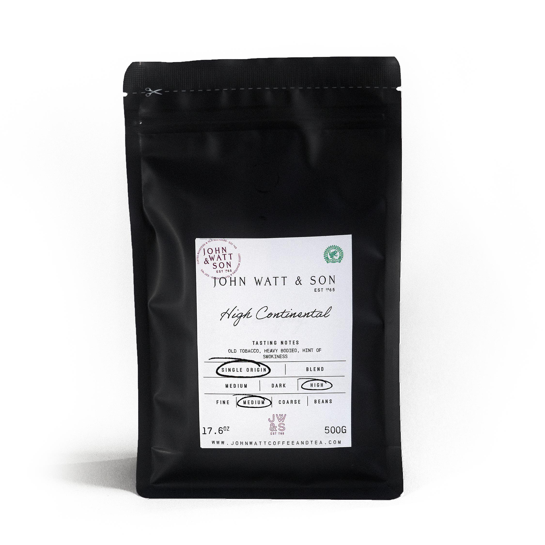 High Continental Coffee - Medium Grind - 500g