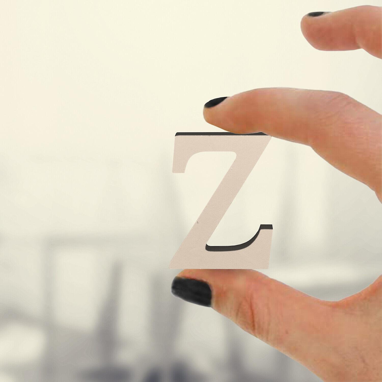 Standing Wooden Z Letters Alphabets