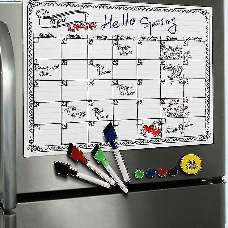 A3 Message Board/monthly Planner Whiteboard