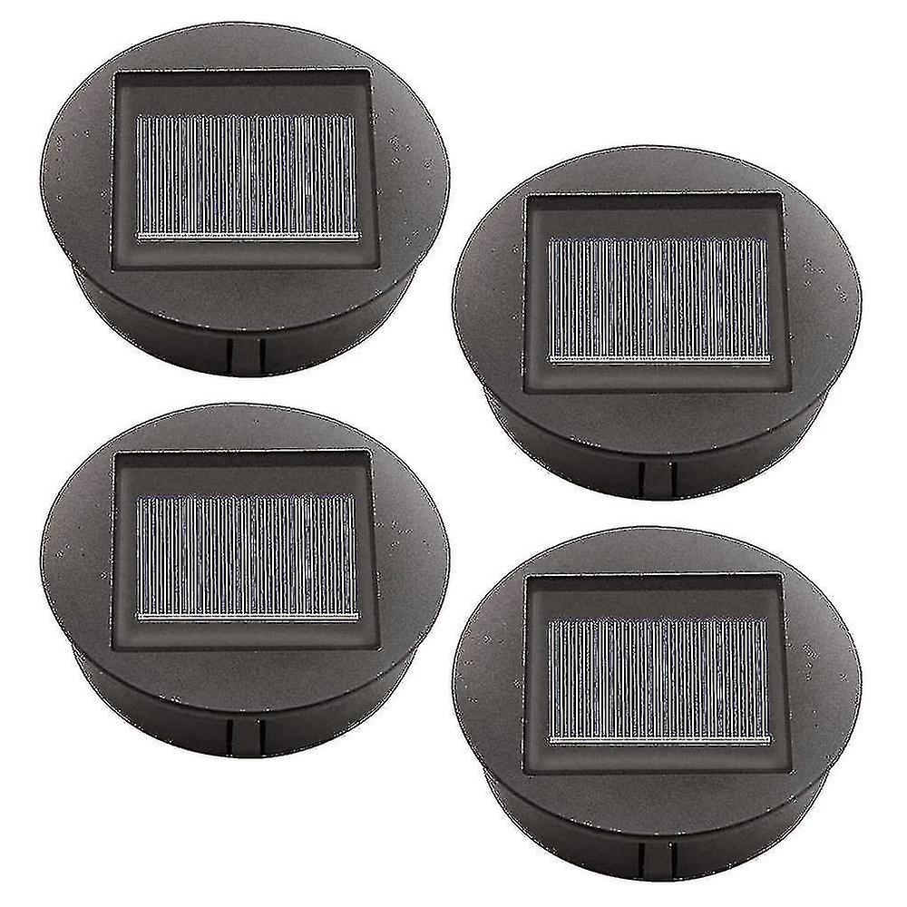 4 Pieces Replacement Solar Lights With Led Bulbs, Solar Top Lights Replacement, Led Solar