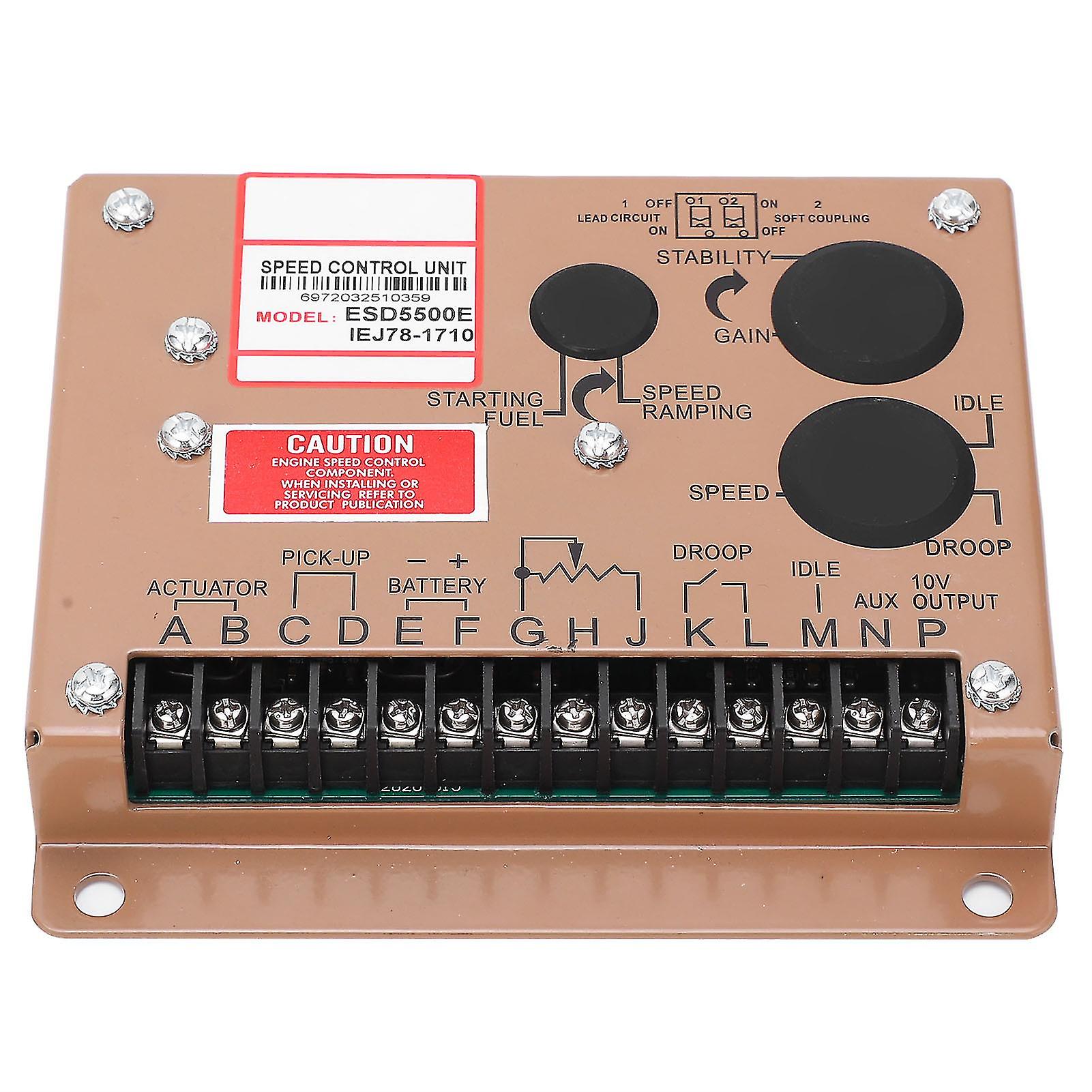 Engine Speed Regulator Generator Electronic Control Module Genset Parts ESD5500e DC 12V/24V