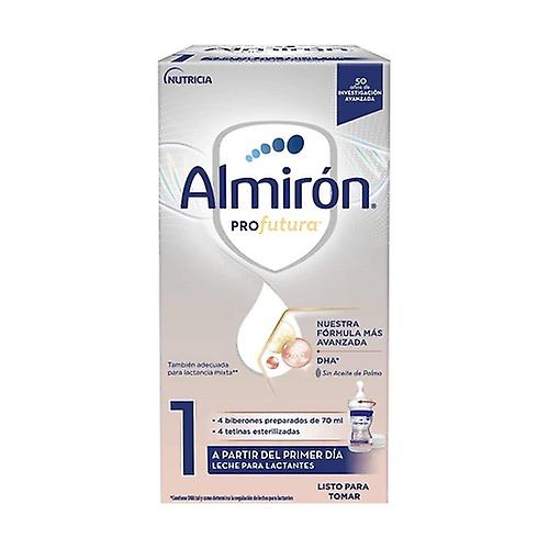 Almirón Profutura 1 Mini bottles 4 units of 70ml