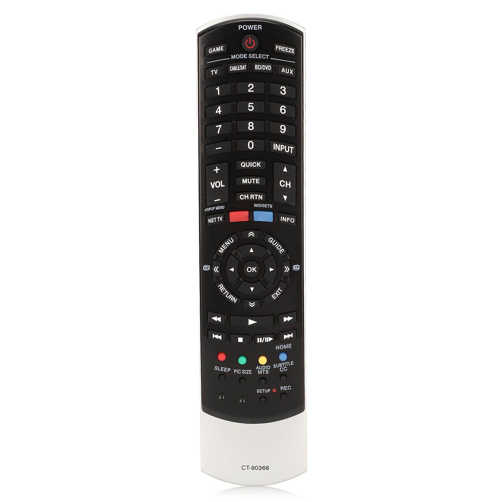 Universal Replacement Remote Control for Toshiba TVs - Easy Setup, Durable Design