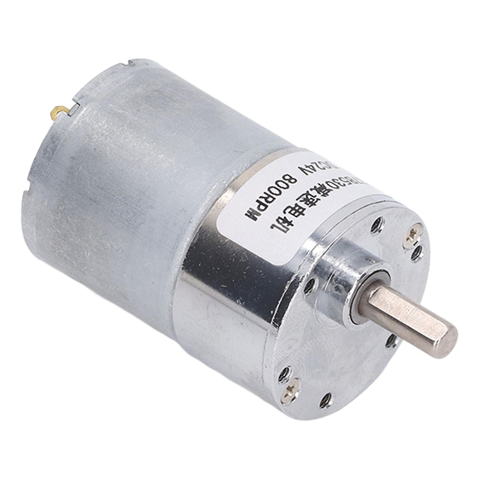 Gear Motor DC 24V 800RPM Speed Reduction Stable Transmission Geared Motor for Robot