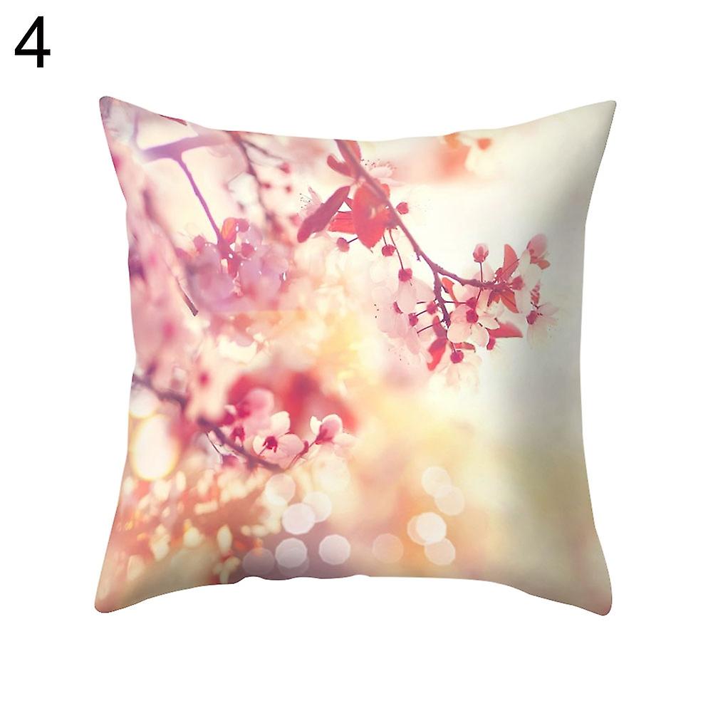 Flower Leaves Ocean Throw Pillow Protector Case Cushion Cover Bedding Articles