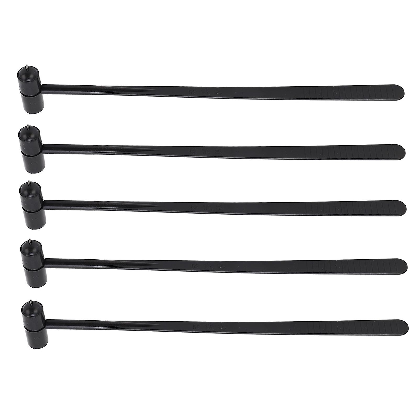 5Pcs Star Needle Dermal Hammer ABS Handle Lightweight Double Headed Needle Dermal Hammer Set 