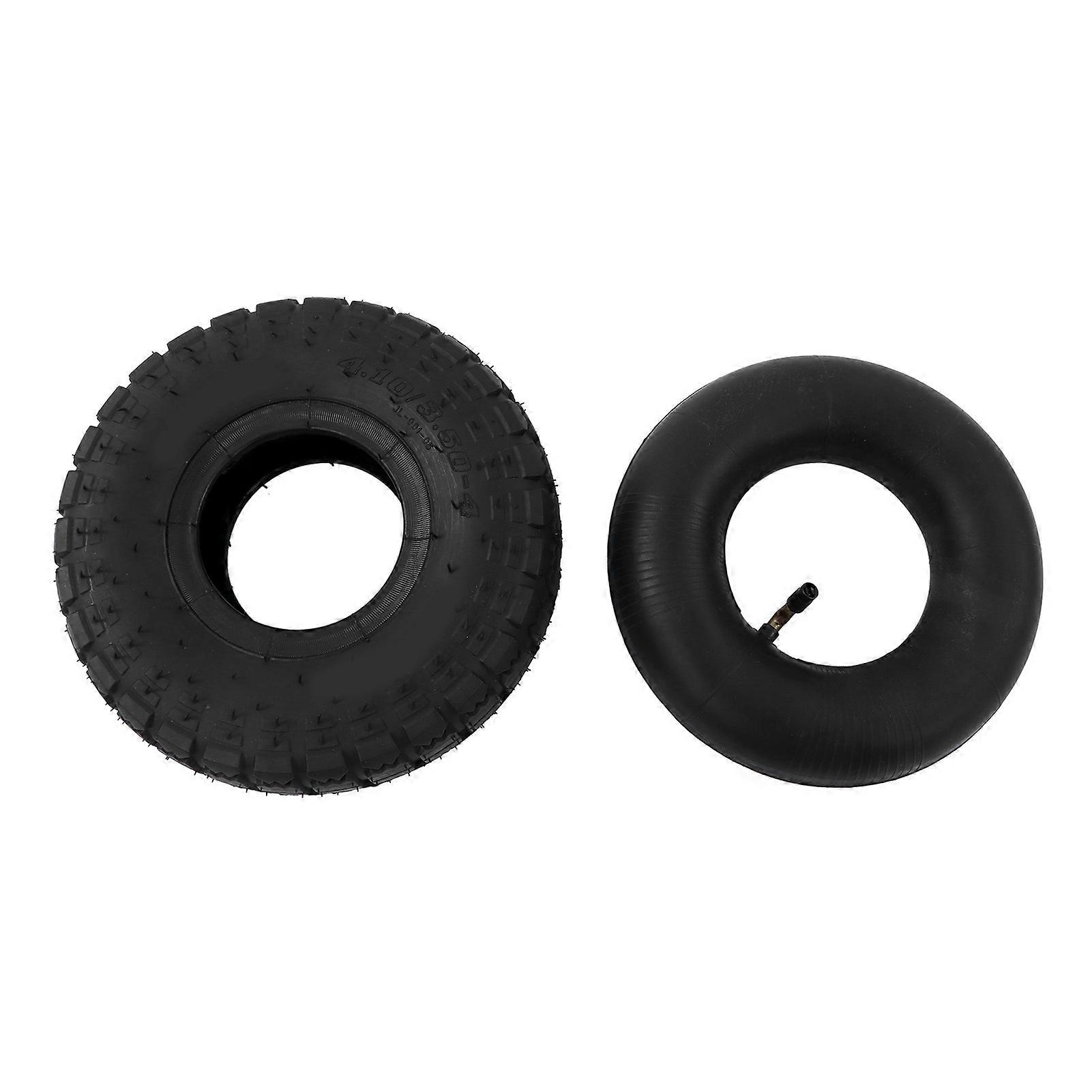 4.10/3.50-4 inch all-purpose inner tube set for hand trucks, wheelbarrows, garden trailers