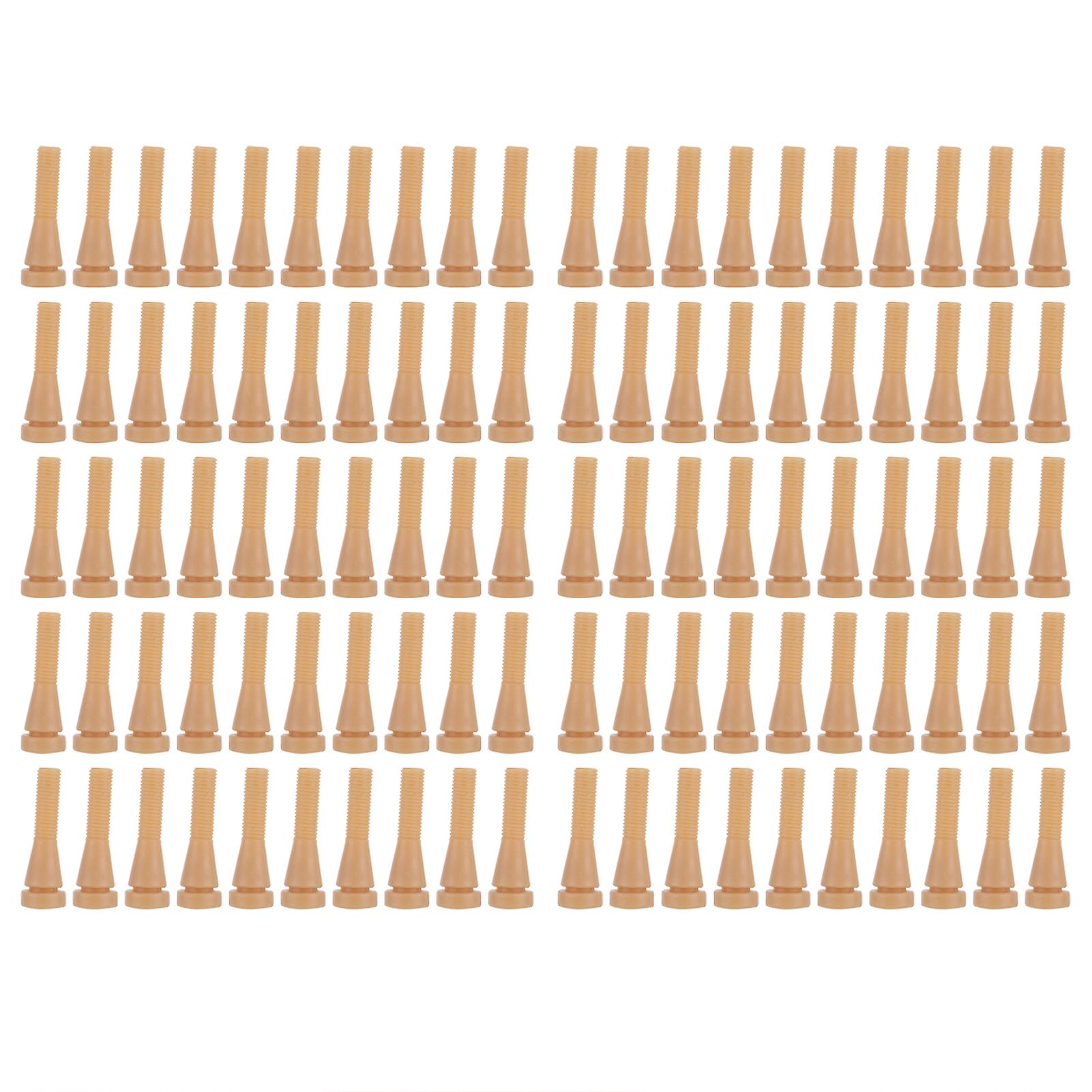 100PCS Poultry Plucker Machine Picker Rubber Hair Removal Stick Replacement for Ducks Chicken GeeseYellowish Pink
