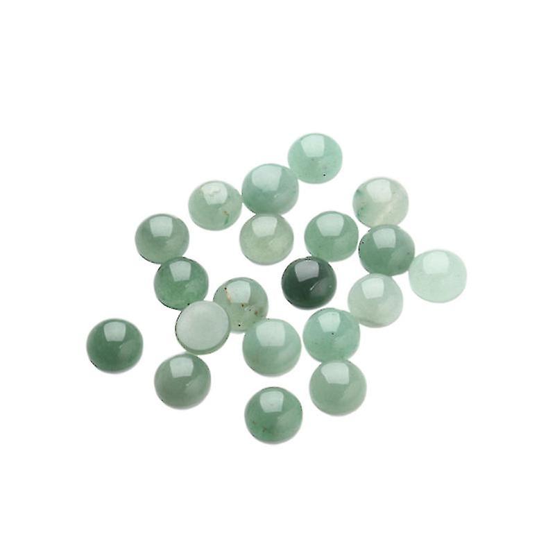 20pcs Green Crystal Cabochons