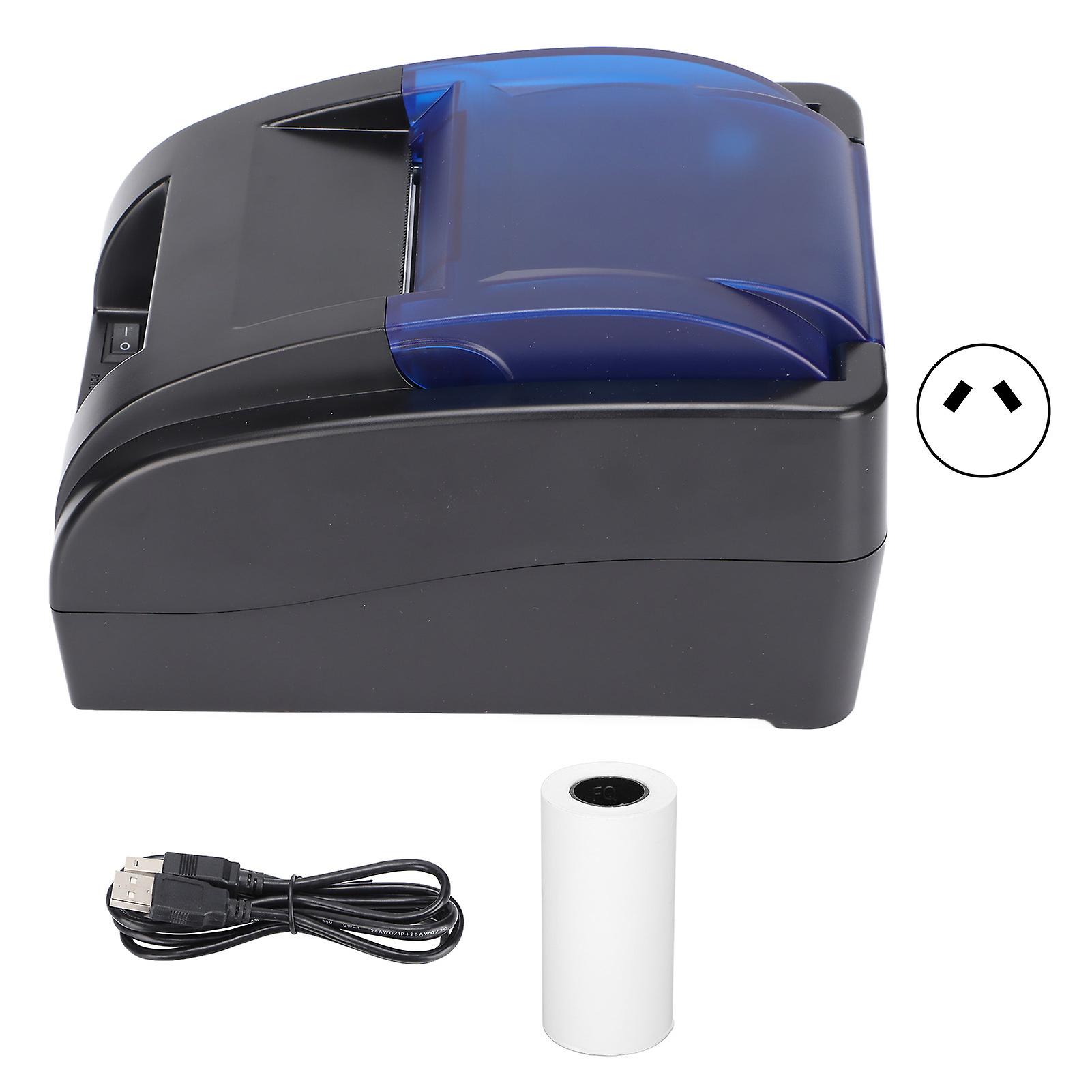 58mm Mini Portable Thermal Label Printer 203dpi AU Plug