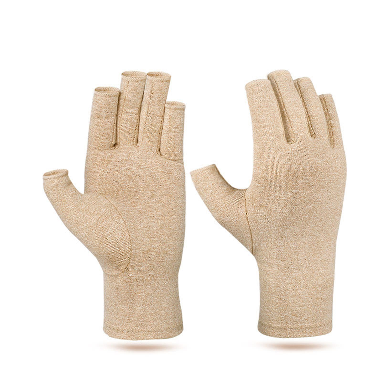 Premium Compression Gloves Half Finger Design Breathable & Moisture Wicking Fabric for Women Men