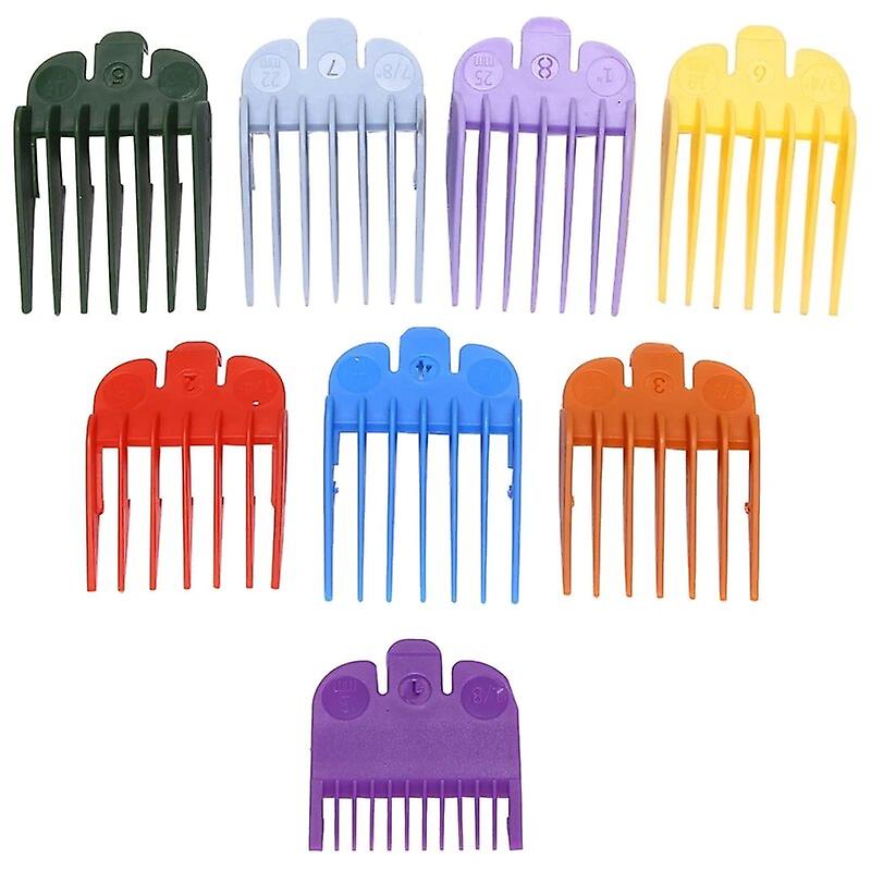 8 Pcs Universal Hair Clipper Limit Comb Guide Size Replacement Set Accessory US~12639