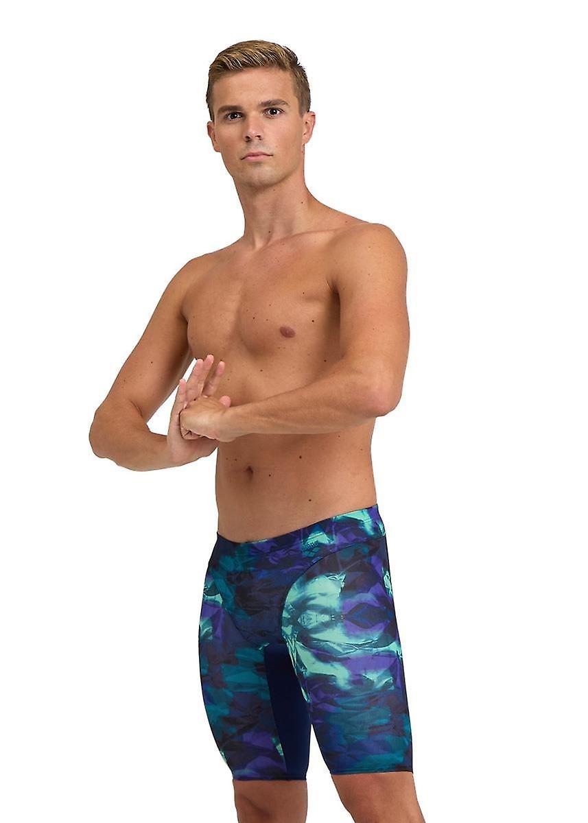 Arena Hero Camo Jammer - Navy/Green Lake - Mens