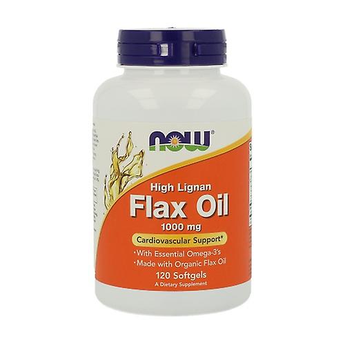 Organic Flax Oil 1000 mg 120 softgels of 1000mg